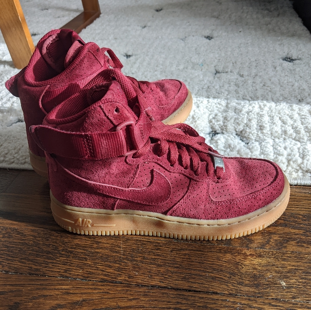 Nike AF1 Burgundy